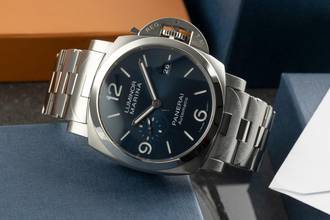 Thumbnail von Panerai Luminor Marina Automatic Specchio Blu Stahl Automatik Herrenuhr Ref. PAM01316