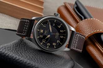 Thumbnail von IWC Fliegeruhr Mark Pilot Mark XVIII Heritage Automatik Titan Datum Herrenuhr Ref. IW327006