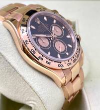 Thumbnail von Rolex Daytona Black Dial Rosegold 18Kt. with Box & Papers in Mint condition UNPOLISHED Full set Full links