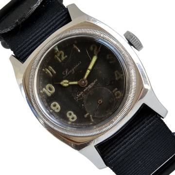  Longines Majetek 3582 Big Turtle WWII Czechoslovak Air Force 1948’s  