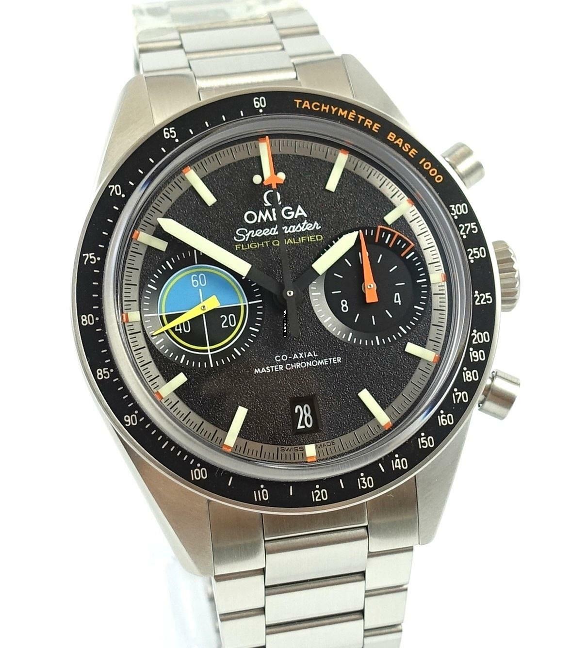  Omega Speedmaster Pilot Chronograph Full Set / New Watch 