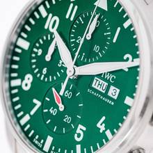 Thumbnail von IWC Fliegeruhr Chronograph Pilot 43 Green – IW378006 – NEW & Unworn – 08/2025 Full Set Germany