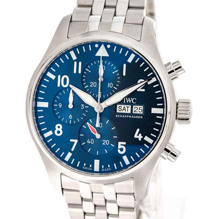  IWC Fliegeruhr Chronograph Pilot's 43 Blue – IW378004 – NEW & Unworn – 08/2025 Full Set Germany 