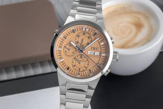  IWC GST Chronograph Rattrapante Stahl Automatik Herrenuhr Ref. IW371513 Papers  