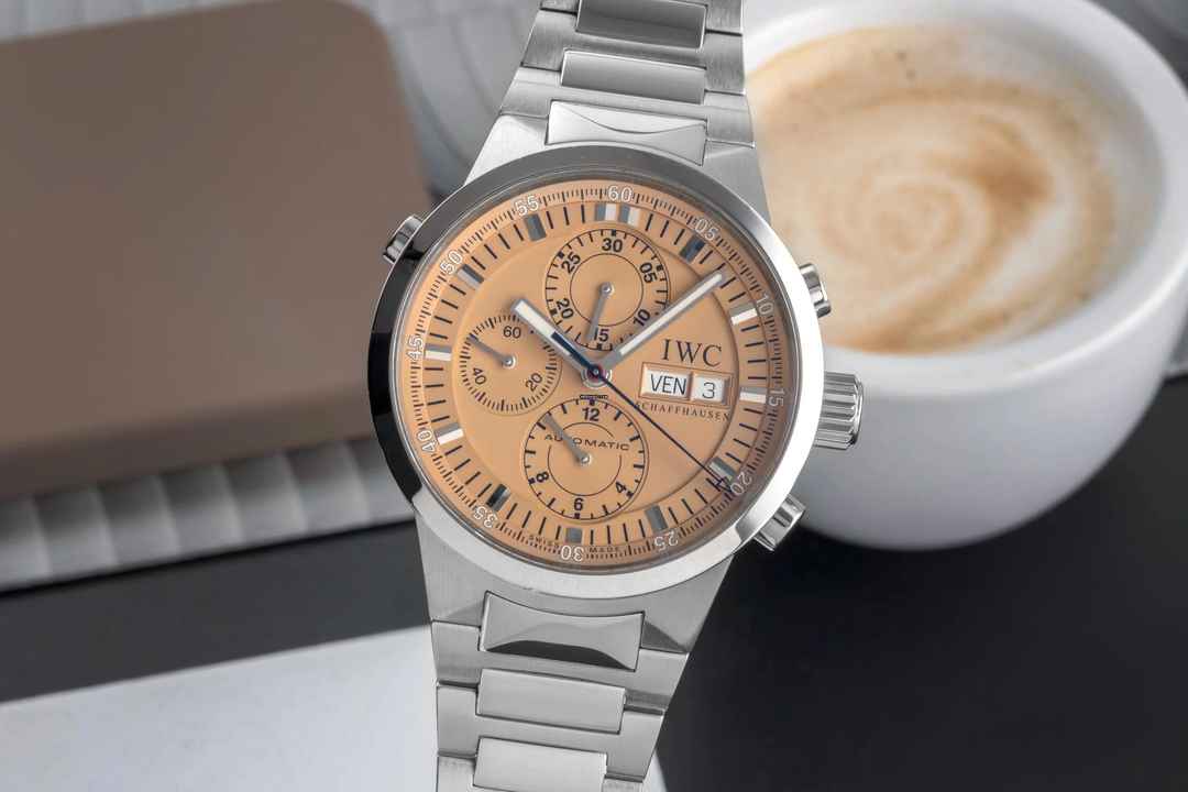  IWC GST Chronograph Rattrapante Stahl Automatik Herrenuhr Ref. IW371513 Papers  