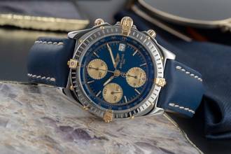 Thumbnail von Breitling Chronomat Chronograph Stahl / vergoldet Automatik Ref. B13050 Papiere