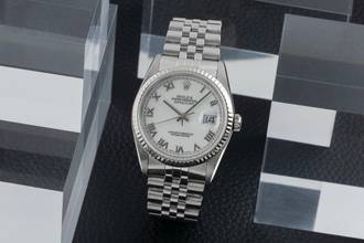 Thumbnail von Rolex Datejust 36 Stahl / Weissgold Automatik Herrenuhr Ref. 116234 Klassiker