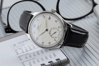 Thumbnail von IWC Portugieser Handaufzug 8 Tage Handaufzug Stahl Herrenuhr Ref. IW510203