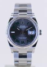 Thumbnail von Rolex Datejust 36 126234 wimbledon roman dial Oysterband Stahl Weißgold 2021 ungetragen