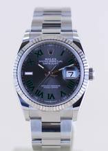 Thumbnail von Rolex Datejust 36 126234 wimbledon roman dial Oysterband Stahl Weißgold 2021 ungetragen