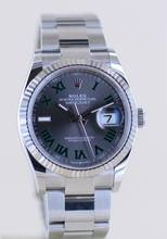 Thumbnail von Rolex Datejust 36 126234 wimbledon roman dial Oysterband Stahl Weißgold 2021 ungetragen