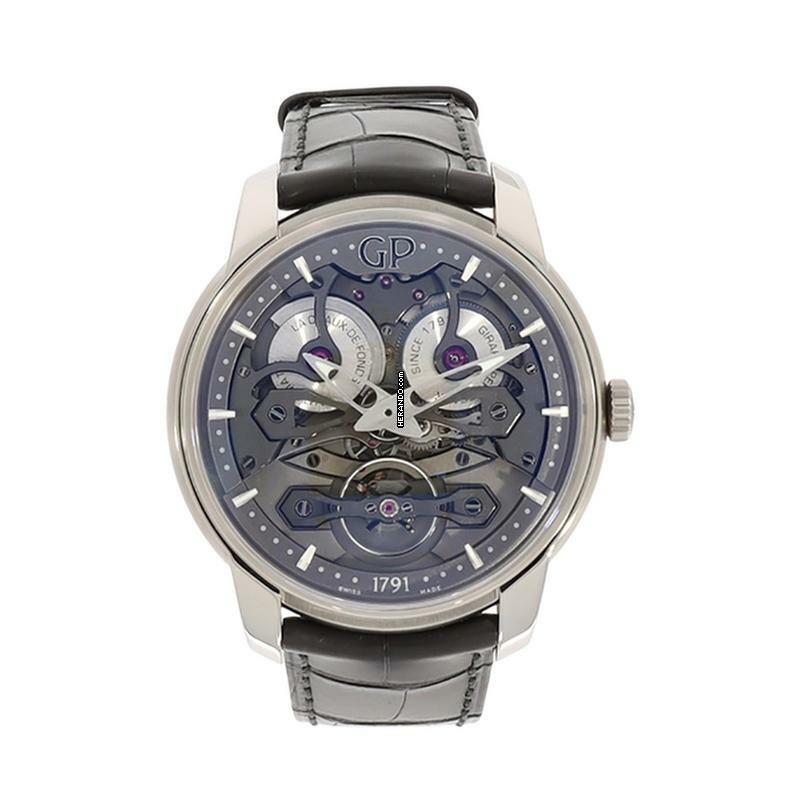  Girard Perregaux Bridges Herrenarmbanduhr Neo Bridges Automatik aus Titan Ref. 84000-21-001-BB6A Fullset  