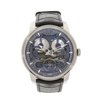  Girard Perregaux Bridges Herrenarmbanduhr Neo Bridges Automatik aus Titan Ref. 84000-21-001-BB6A Fullset  