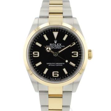  Rolex Explorer 36 Steel / Gold  