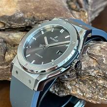 Thumbnail von Hublot Classic Fusion Racing Grey Classic Fusion 42 Titan - FULLSET - Ref. 542.NX7071.RX