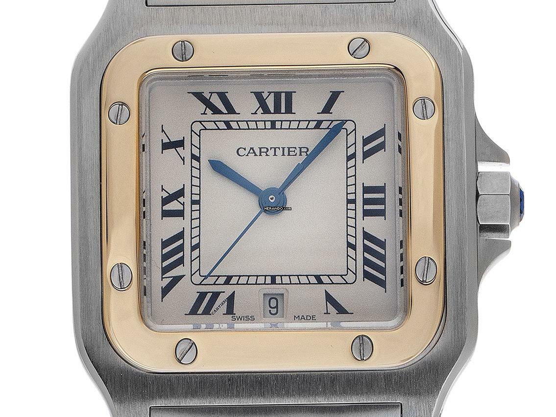 Cartier Santos Galbée GM Ref.187901 2001 Full Set sehr gut Vintage
