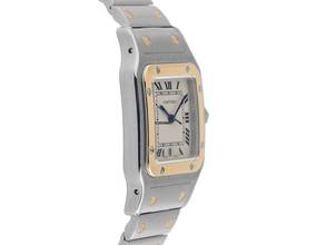 Thumbnail von Cartier Santos Galbée GM Ref.187901 2001 Full Set sehr gut Vintage