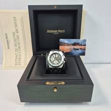 Thumbnail von Audemars Piguet Royal Oak Offshore Flyback Militaire Green Titanium 42mm Automático Completo