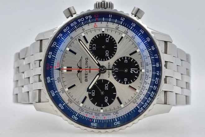  Breitling Navitimer 1 B01 43mm AB01382 Bracelet Stahlband Silver  