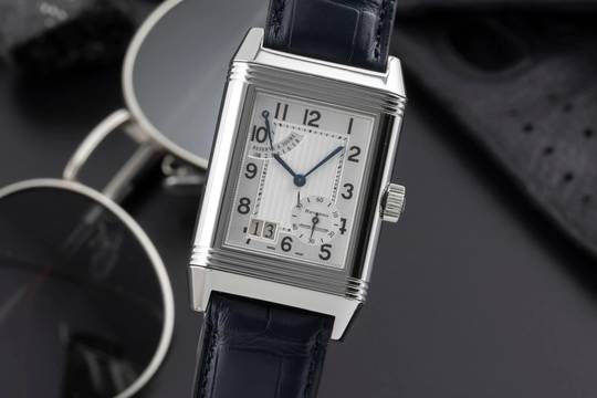  Jaeger-LeCoultre Reverso Grande Date Handaufzug Stahl Ref. Q3008420 240.8.15  