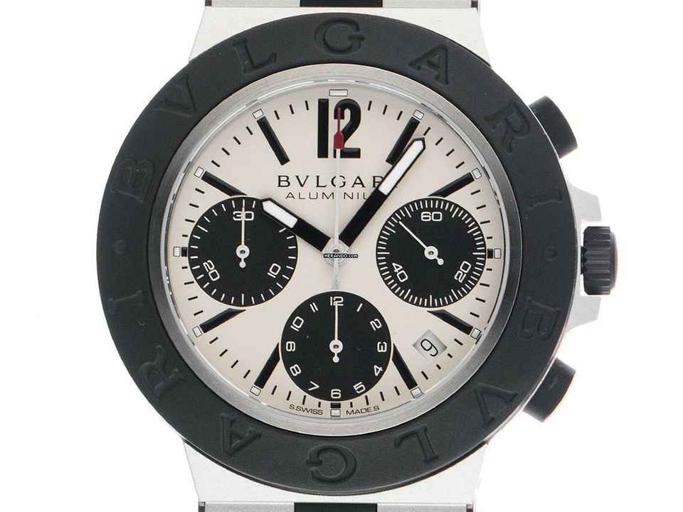 Bulgari Aluminium Chronograph Ref.103722 2025 Full Set Ungetragen 