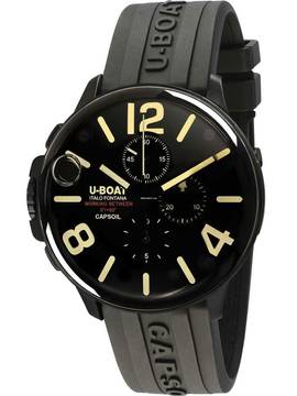  U-Boat 8109/E Capsoil Chronograph DLC Herrenuhr 45mm 10ATM 