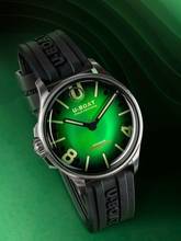 Thumbnail von U-Boat 9502/A Darkmoon Green SS Soleil Herrenuhr 40mm 5ATM
