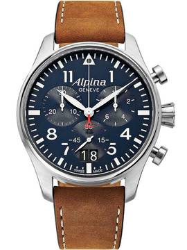  Alpina Startimer Pilot AL-372N4S6 Startimer Pilot Chronograph Herrenuhr 