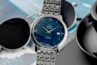 Thumbnail von Omega De Ville Prestige Co-Axial Herrenuhr Ref. 424.10.40.20.03.001 B&P 2021