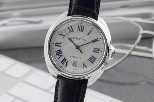  Cartier Clé de Cartier Edelstahl Automatik Herrenuhr Ref. WSCL0018  