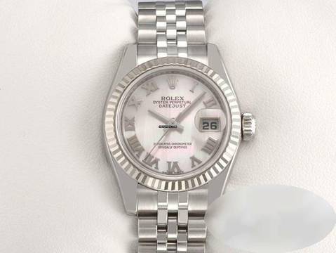  Rolex Lady-Datejust Stahl Weissgold 750 179174 Perlmutt Automatik Stainless Steel 18kt White Gold Jubilé-band Chronometer Oyster 