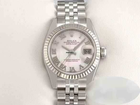  Rolex Lady-Datejust Stahl Weissgold 750 179174 Perlmutt Automatik Stainless Steel 18kt White Gold Jubilé-band Chronometer Oyster 