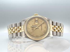 Thumbnail von Rolex Datejust 36 36mm 16233 1999 Lc100 Stahl Gelbgold 750 Automatik Stainless Steel 18kt Yellow Gold Jubilé-band Chronometer Oyster White Dial