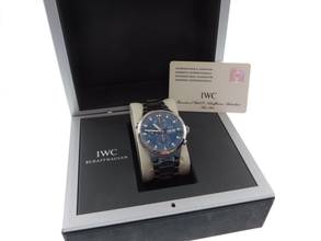 Thumbnail von IWC GST Chronograph 43 mm mit original Papieren Blaues Blatt
