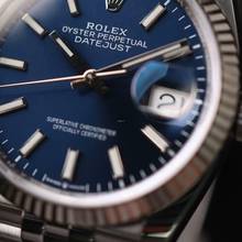 Thumbnail von Rolex Datejust 36 Fluted Jubilee Blue Dial