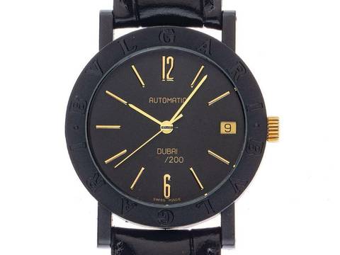  Bulgari Bulgari Städteuhr Dubai Ref.BB33VDL 2004 original Box wie Neu Vintage  