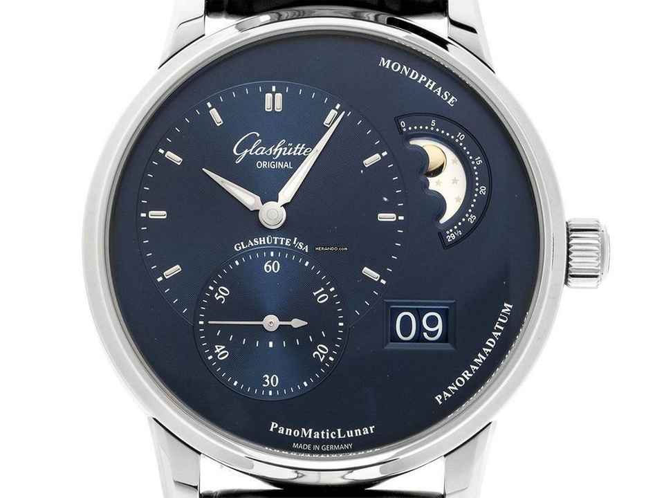  Glashütte Original PanoMaticLunar Ref.1-90-02-46-32-61 2025 Full Set Ungetragen 