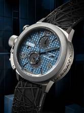 Thumbnail von U-Boat Classico 3003 Herrenuhr Classico Titanium Blue Automatik Chronograph 45mm 10ATM