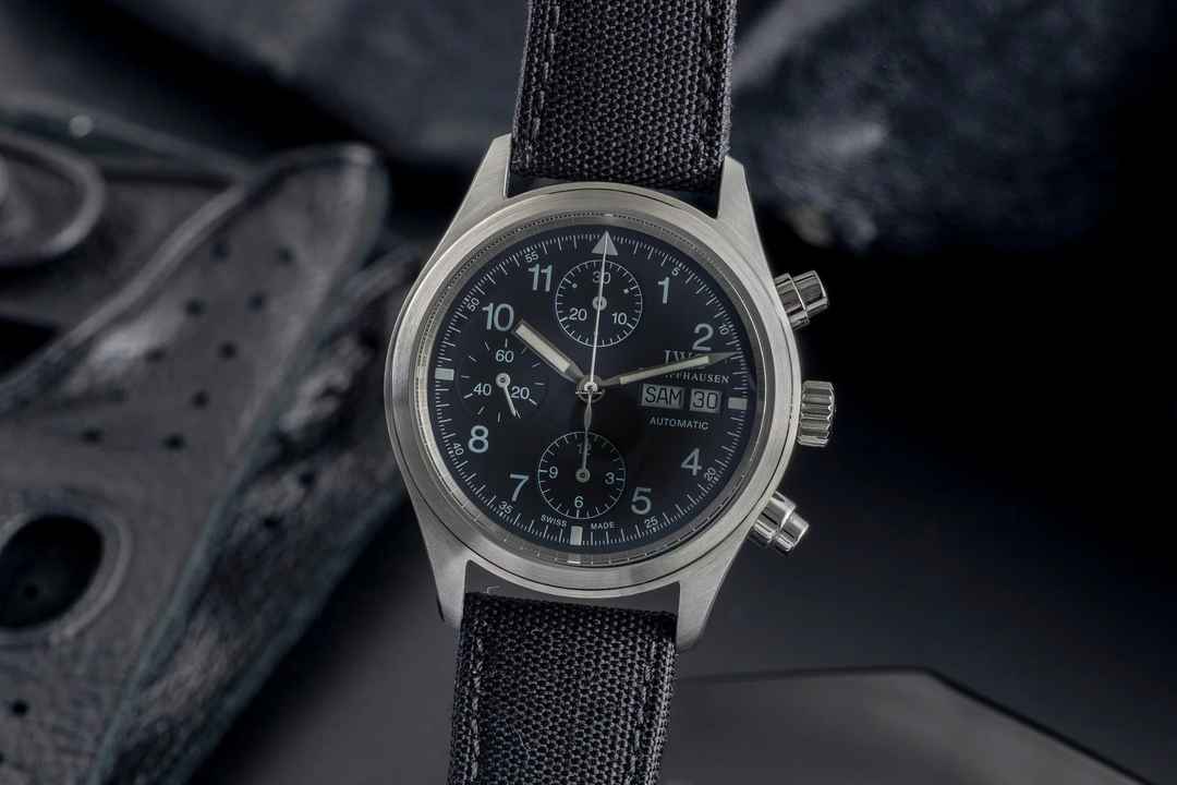  IWC Fliegeruhr Chronograph Fliegerchronograph Chronograph Stahl Automatik Herrenuhr Ref. IW370601  