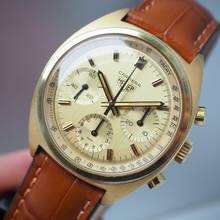 Thumbnail von Heuer Carrera Chronograph Goldplated 73655 Fresh serviced 21.11.2025
