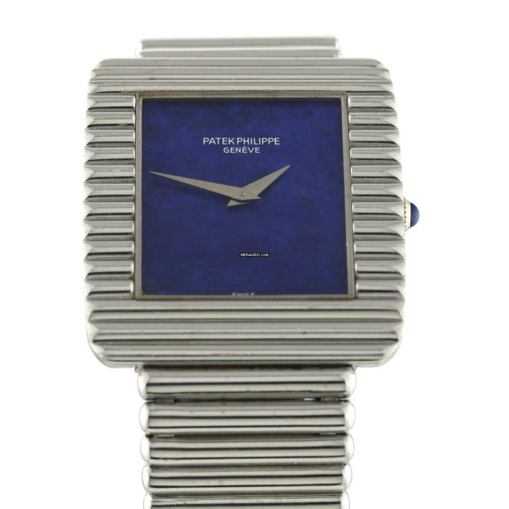  Patek Philippe Lapis Lazuli Dial 18K White Gold Ref.3733 