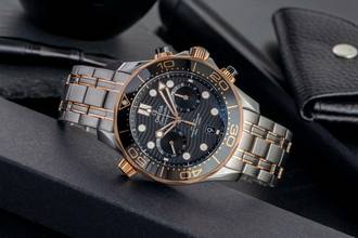Thumbnail von Omega Seamaster Chronograph Stahl / Gold Automatik Ref. 210.20.44.51.01.001 B&P