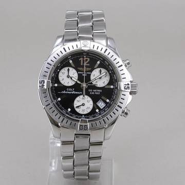  Breitling Colt Quartz Chrono Ocean Quarz Ø 38 mm Edelstahl Full Set Top Zustand  