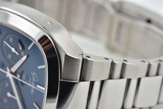 Thumbnail von Glashütte Original Seventies Chronograph Panoramadatum Senator Seventies Panorama Date Chronograph 1-37-02-08-02 Blue Dial