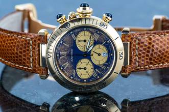 Thumbnail von Cartier Pasha Chronograph | 30009 | German Full Set 1993 | yellow gold