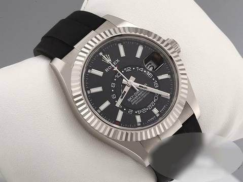  Rolex Sky-Dweller 336239 2024 Weissgold 750 Automatik 18kt White Gold Herrenuhr Black Dial 