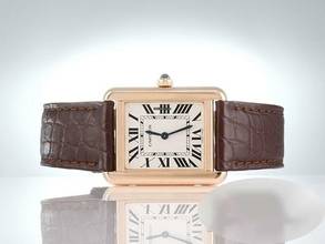 Thumbnail von Cartier Tank Solo Edelstahl Rosegold 750 2017 W5200024 Stahl Steel 18kt Rose Gold Damen