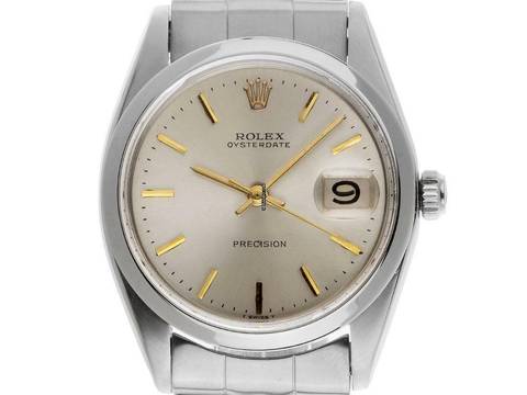  Rolex Oysterdate Precision Ref.6694 1965 Box&Beschreibung sehr gut Vintage  