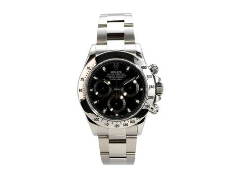  Rolex Daytona Edelstahl 116520 Schwarz  