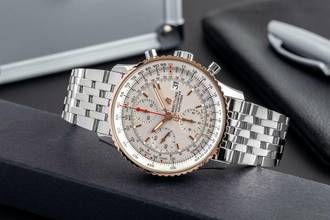 Thumbnail von Breitling Navitimer Chronograph Stahl / Gold Automatik Ref. U13324211G1A1 B&P